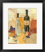 Framed 'Contemporary Wine Tasting II' border=