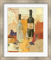 Framed 'Contemporary Wine Tasting II' border=