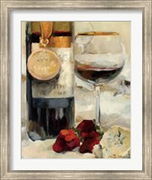 Framed 'Award Winning Wine II' border=