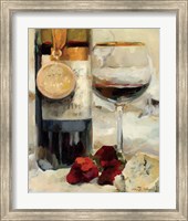 Framed 'Award Winning Wine II' border=