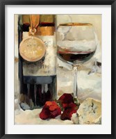 Framed 'Award Winning Wine II' border=