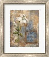 Framed 'Lily and Tile' border=