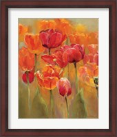 Framed 'Tulips in the Midst I' border=