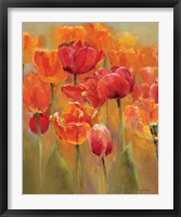 Framed 'Tulips in the Midst I' border=