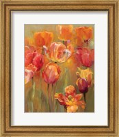 Framed 'Tulips in the Midst II' border=