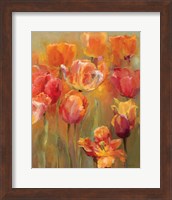 Framed 'Tulips in the Midst II' border=