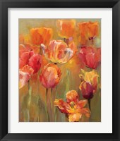 Framed 'Tulips in the Midst II' border=