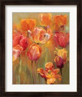 Framed 'Tulips in the Midst II' border=