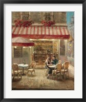 Framed Paris Cafe II