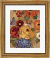 Framed 'Jacquard Floral I' border=