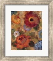 Framed 'Jacquard Floral II' border=