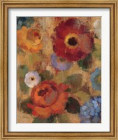 Framed 'Jacquard Floral II' border=