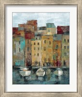 Framed 'Old Town Port II' border=