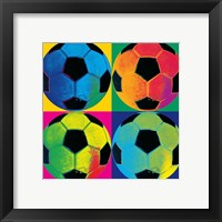 Framed 'Ball Four-Soccer' border=