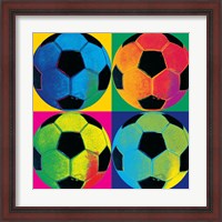 Framed 'Ball Four-Soccer' border=