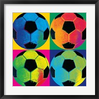 Ball Four-Soccer Framed Print