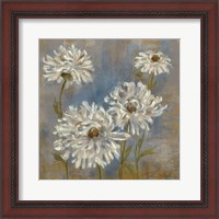 Framed 'Flowers in Morning Dew II' border=