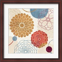 Framed 'Abstract Bouquet II' border=