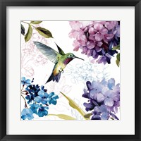 Framed 'Spring Nectar Square II' border=