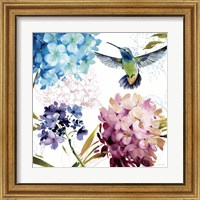 Framed 'Spring Nectar Square III' border=