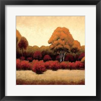 Framed 'Autumn Forest I' border=