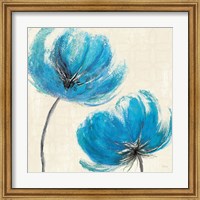 Framed 'Azure III' border=