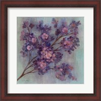 Framed 'Twilight Cherry Blossoms I' border=