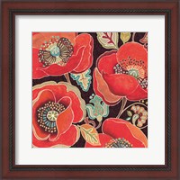 Framed 'Moroccan Red IV' border=