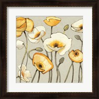 Framed 'Jaune Gris III' border=