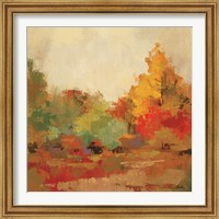 Framed 'Fall Forest II' border=