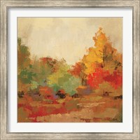 Framed 'Fall Forest II' border=