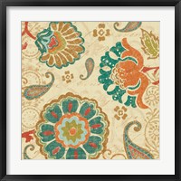 Framed Fall Paisley II