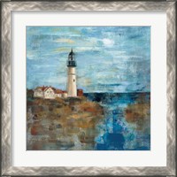 Framed 'Lighthouse Dream -' border=