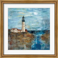 Framed 'Lighthouse Dream -' border=