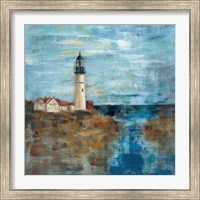 Framed 'Lighthouse Dream -' border=