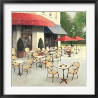 Cafe du Matin II Framed Print