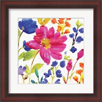 Framed 'Floral Medley I' border=