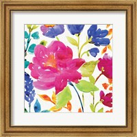 Framed 'Floral Medley II' border=