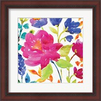 Framed 'Floral Medley II' border=