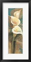 Framed Calla Lily Trio Panel