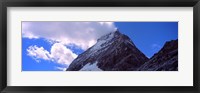 Framed Low angle view of a mountain peak, Mt Matterhorn, Zermatt, Valais Canton, Switzerland