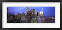 Framed Skyscrapers in a city, Toronto, Ontario, Canada 2011