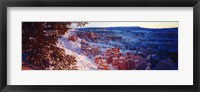 Framed Snow in Bryce Canyon National Park, Utah, USA