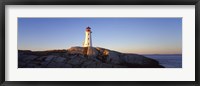 Framed Peggy's Point Lighthouse, Peggy's Cove, Nova Scotia, Canada