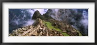 Framed Inca Ruins, Machu Picchu, Peru