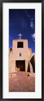 Framed Facade of a church, San Miguel Mission, Santa Fe, New Mexico, USA