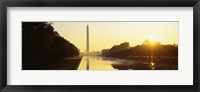 Framed Washington Monument, Washington DC, District Of Columbia, USA