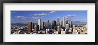 Framed Daylight Skyline, Los Angeles, California, USA