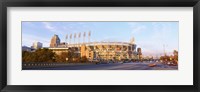 Framed Facade of a baseball stadium, Jacobs Field, Cleveland, Ohio, USA