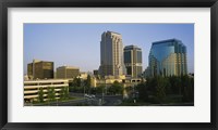 Framed Skyscrapers in a city, Sacramento, California, USA